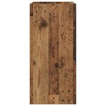 vidaXL Meuble sous lavabo de salle de bain Bois ancien