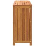 vidaXL Table console de jardin 110x35x75 cm bois massif d'acacia