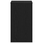 vidaXL Bureau chêne noir 90x40x72 cm bois d'ingénierie