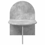 vidaXL Table de chevet Gris béton 48 x 49 x 65 cm Bois d’ingénierie