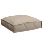 vidaXL Coussins de palette pour sièges 6 Pièces Taupe 40x40x8 cm Tissu Oxford