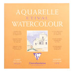 Bloc Etival grain fin 24x24 25 feuilles 300g encollé 4 côtés CLAIREFONTAINE