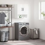 vidaXL Armoire murale blanc 60x31x70 cm bois d'ingénierie