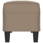 vidaXL Banc Taupe 100x35x41 cm Tissu microfibre