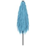 vidaXL Parasol de jardin avec mât en acier bleu 248x248x248 cm