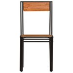 vidaXL Chaises à manger lot de 6 bois d'acacia massif