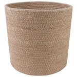 vidaXL Ensemble de Pots à Plantes 2 Pièces Naturel Ø 21 x 21 cm