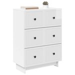 vidaXL Armoire à tiroirs 66 x 34 5 x 90 cm Bois d'ingénierie