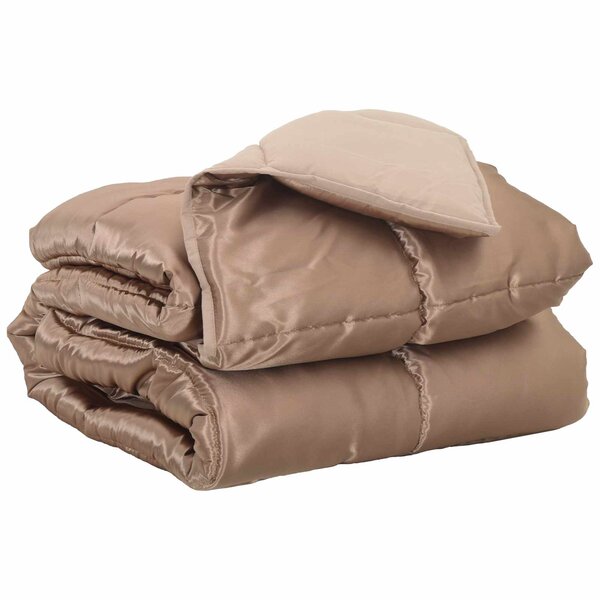 vidaXL Duvet complet toute l'année Doré 200 x 135 cm