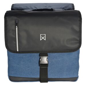 Willex sac d'affaires double 46 l noir et bleu
