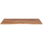 vidaXL Dessus de bureau 100x80x2 5 cm rectangulaire bois massif acacia
