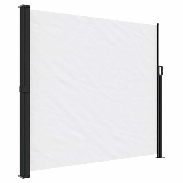 vidaXL Auvent latéral rétractable blanc 180x600 cm