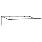 vidaXL Auvent Rétractable Blanc 400 x 200 cm Polyester et Aluminium