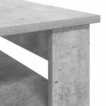 vidaXL Table basse Gris béton 64 x 54 x 44 cm Bois d'ingénierie