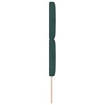 vidaXL Tête de lit LED verte foncée 80 cm Velours