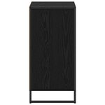vidaXL Buffet Chêne noir 43 x 36 x 75 5 cm Bois d'ingénierie