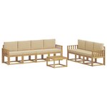 vidaXL Ensemble de canapés d'extérieur 7 Pièces