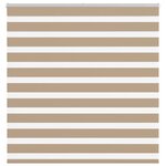 vidaXL Store zèbre marron sable largeur du tissu 135 9 cm polyester