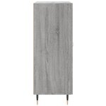 vidaXL Buffet sonoma gris 69 5x34x90 cm bois d'ingénierie