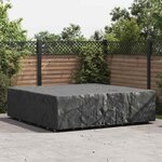 vidaXL Housse pour mobilier d'extérieur Noir 260 x 260 x 70 cm 210D