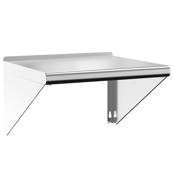vidaXL Étagère murale 50x45x31 cm argenté acier inoxydable