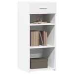 vidaXL Buffet blanc 40x42 5x93 cm bois d'ingénierie