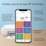 Imprimante hp tout-en-un jet d'encre couleur deskjet 2710e idéal pour la famille 6 mois d'instant ink inclus avec hp+