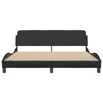 vidaXL Cadre de lit sans matelas noir 180x200 cm similicuir
