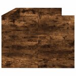 vidaXL Lit de jour et tiroirs chêne fumé 75x190 cm bois d'ingénierie