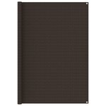 vidaXL Tapis de tente 200x400 cm Marron