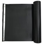 Barrière racinaire vidaXL avec rails de connexion Noir 0 7x3 m 1 5 mm HDPE