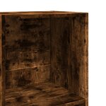 vidaXL Bibliothèque chêne fumé 40x30x189 cm bois d'ingénierie