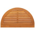 Ensemble Bistro Jardin Pliable 3 Pièces Bois Massif Acacia vidaXL