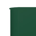 vidaXL Paravent 5 panneaux Tissu 600 x 160 cm Vert