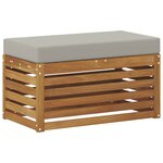 vidaXL Banc de Jardin Bois d'Acacia Massif Naturel