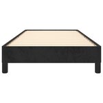 vidaXL Cadre de lit Noir 80x200 cm Velours
