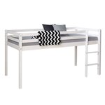Lit mi-haut avec matelas sommier à lattes 90x200