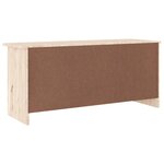 vidaXL Banc à chaussures ALTA 100x35x45 cm bois massif de pin