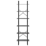 vidaXL Étagère de rangement Gris 60x30x210 cm Bois de pin massif