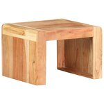 vidaXL Table d'appoint 43x40x30 cm Bois d'acacia massif
