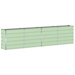 vidaXL Jardinière Vert 160 x 40 x 75 cm Acier