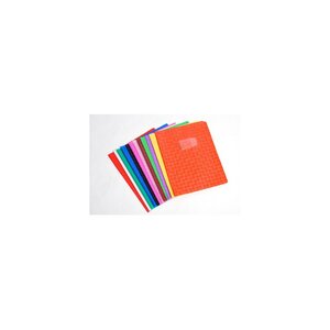 Protège-cahier PVC opaque sans rabat  18/100ème 24 x 32 cm jaune CALLIGRAPHE