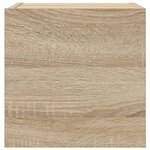 vidaXL Meubles TV muraux 4 Pièces Chêne sonoma 30 5x30x30 cm