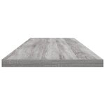 vidaXL Étagères murales 4 Pièces sonoma gris 100x20x1 5cm bois ingénierie