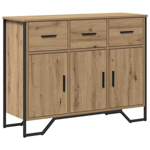 vidaXL Buffet chêne artisanal 97 x 32.5 x 74.5 cm Bois d'ingénierie