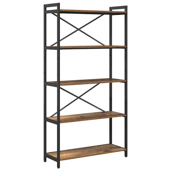 vidaXL Étagère Bois ancien 80 x 30 x 155 cm Bois d'ingénierie