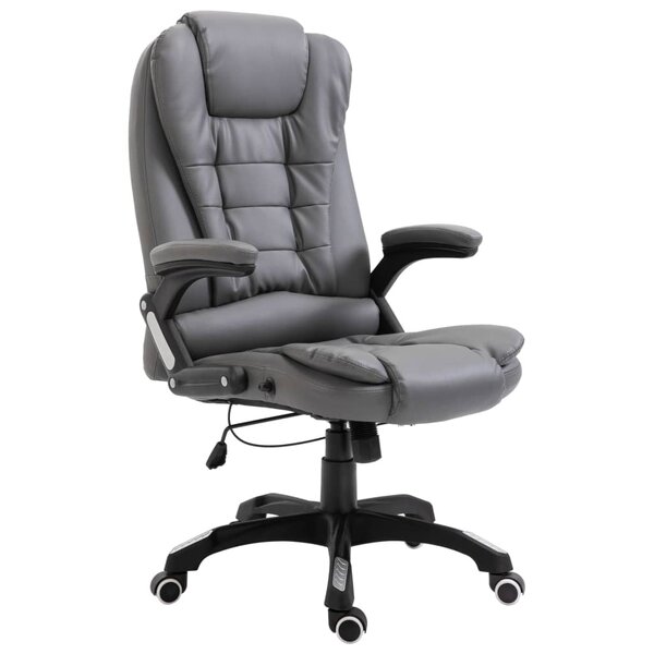 vidaXL Chaise de bureau Anthracite Similicuir