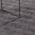 vidaXL Tapis de surface HUARTE Anthracite 200 x 140 cm Polyester