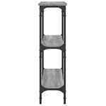 vidaXL Table console sonoma gris 75x22 5x75 cm bois d'ingénierie