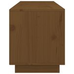 vidaXL Meuble TV Marron miel 105x34x40 cm Bois de pin massif